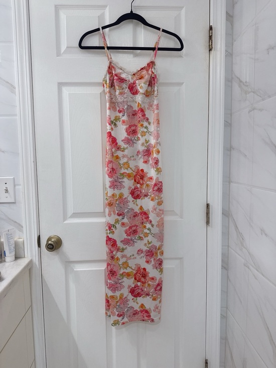 House of CB Dresses & Skirts - Josefina Floral Bustier Bodice Stretch Body-Con Dress